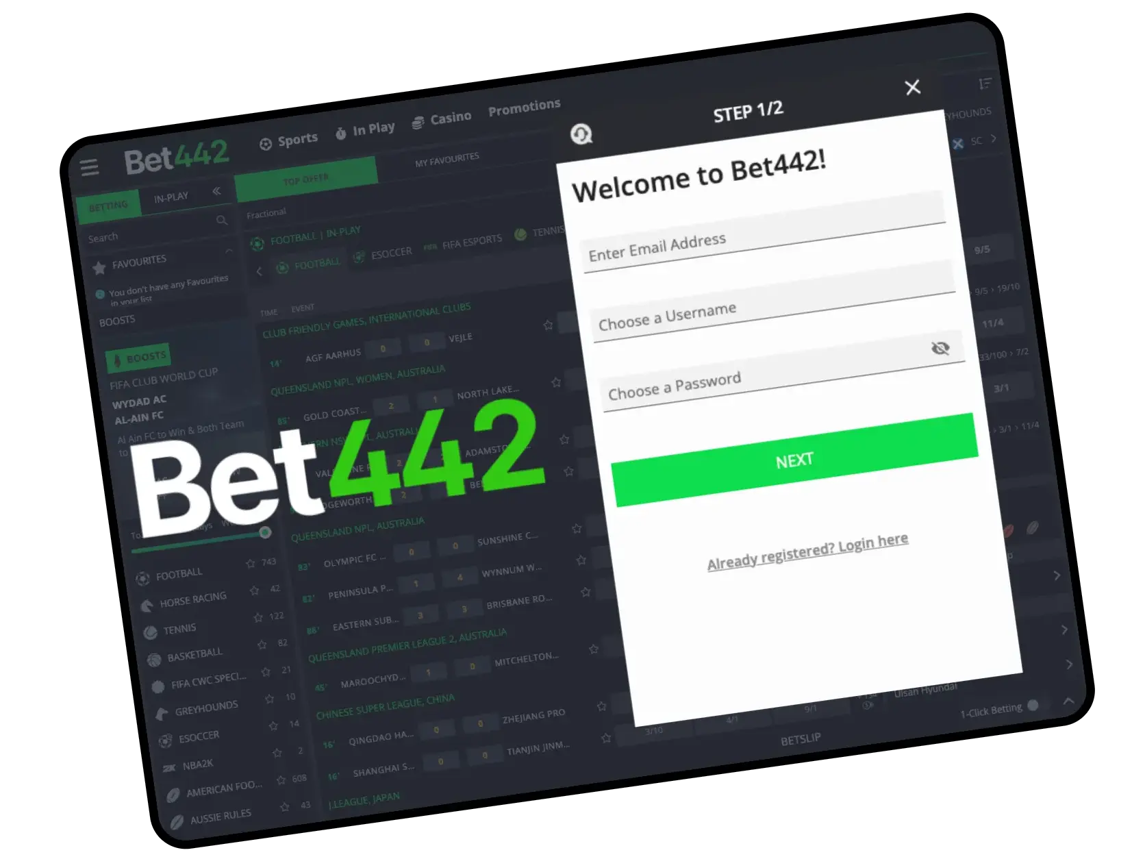 Bet 442 Registration Form